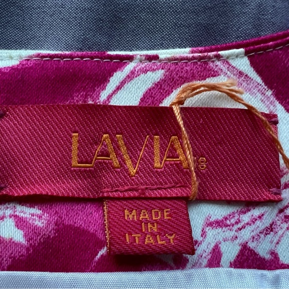 Italian Pink and White Dress - Picture 9 of 12